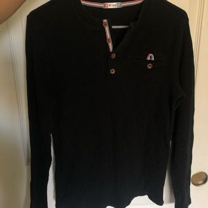 Black Thermal Long-sleeve